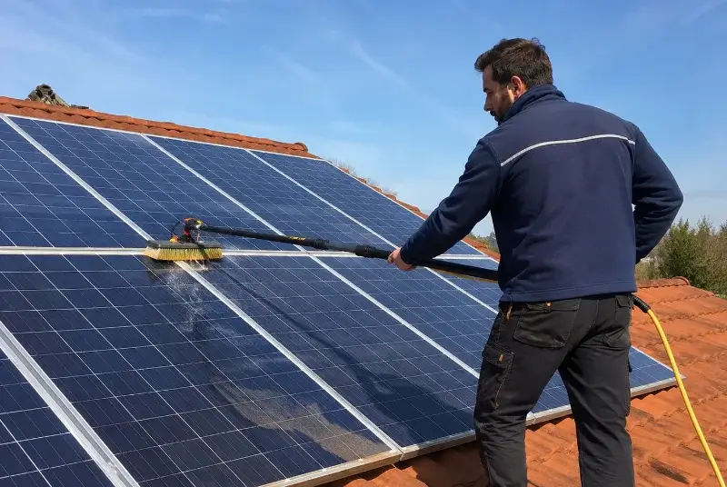 Nettoyage et entretien de panneaux solaires à Saint-Trivier-sur-Moignans